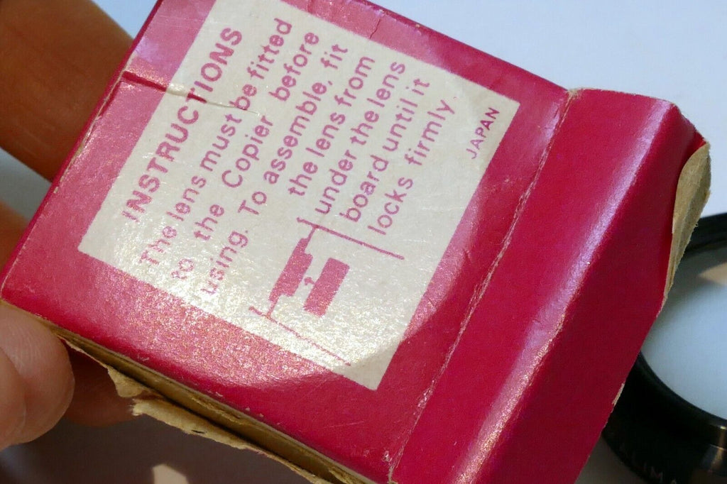 Macro Lens Close-up for Kalimar Copier Polaroid Copy Stand K-1695 Kali-Copier