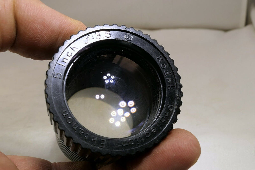 Kodak Projection Ektanon  5" f3.5 vintage - AS IS with haze needs cleaning 