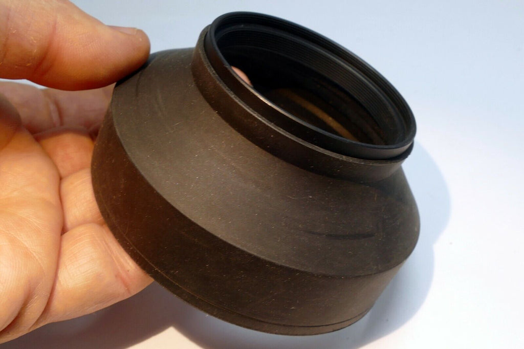 58mm Rubber Lens Hood Shade double threaded Female Threads