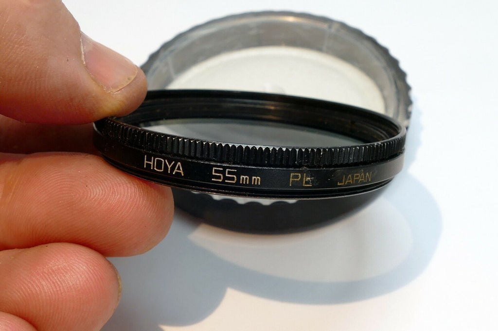 Hoya 55 mm Filter Polar PL Linear with plastic case made in Japan