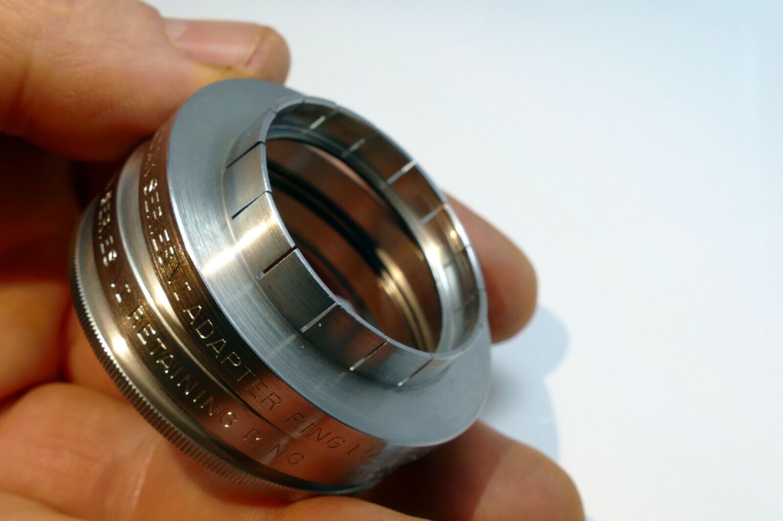 31mm I to series 6 VI 44.5mm metal adapter filter holder w/ retaining ring 1 1/4