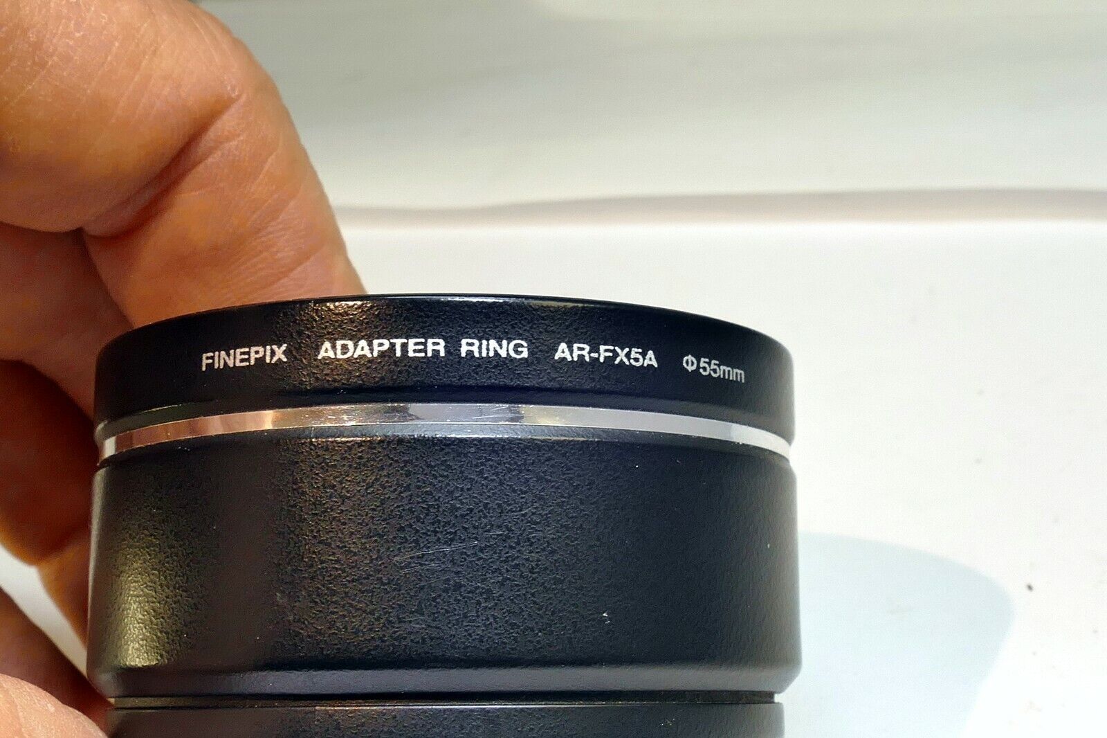 Adapter ring AR-FX5A from 49mm to 55mm Lens hood Shade fujifilm Finepix S5100
