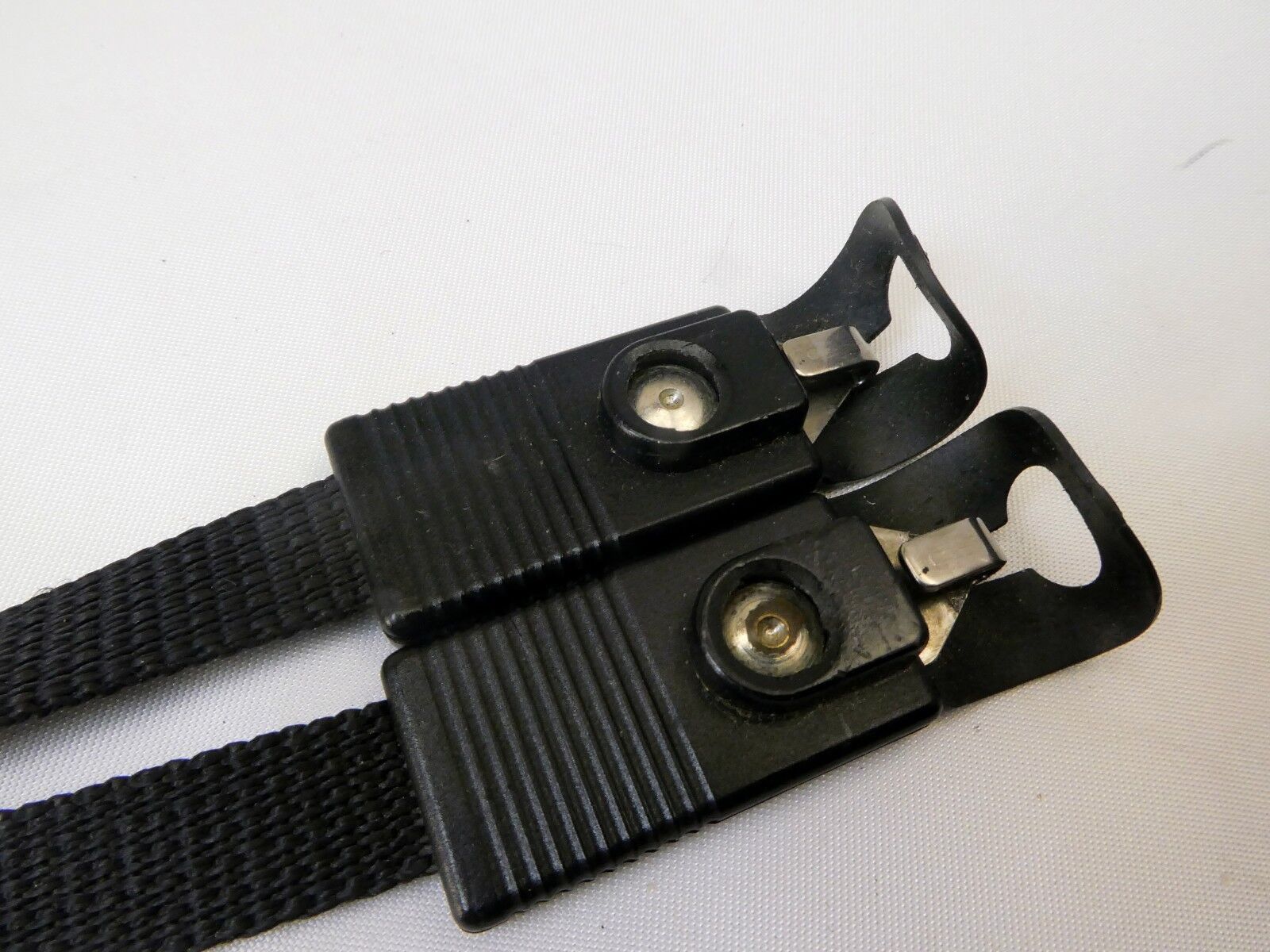Black Yellow Camera strap 2.5cm wide shoulder neck Made in Germany Sturdy