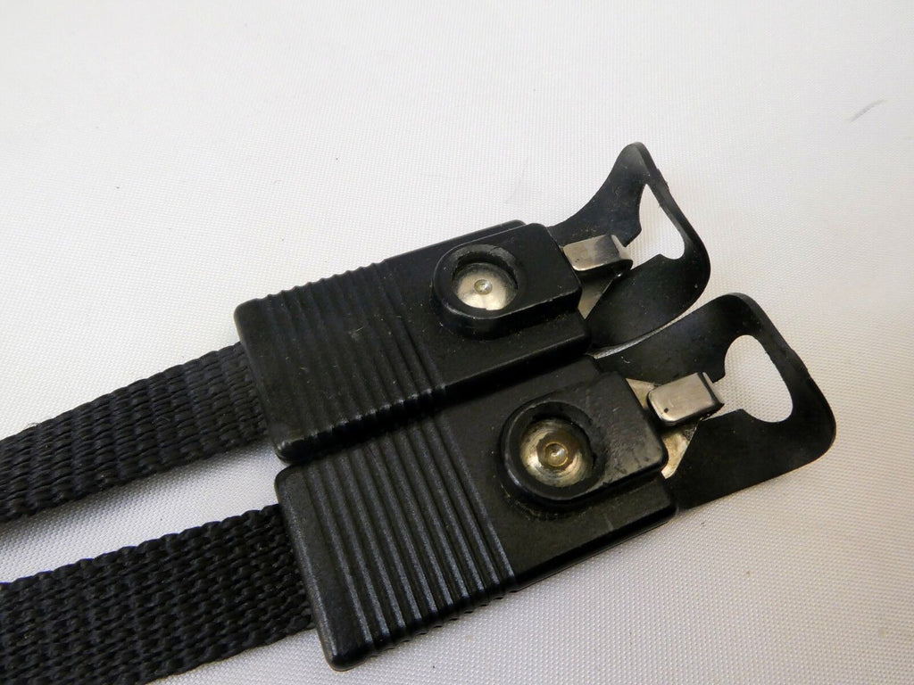 Black Yellow Camera strap 2.5cm wide shoulder neck Made in Germany Sturdy