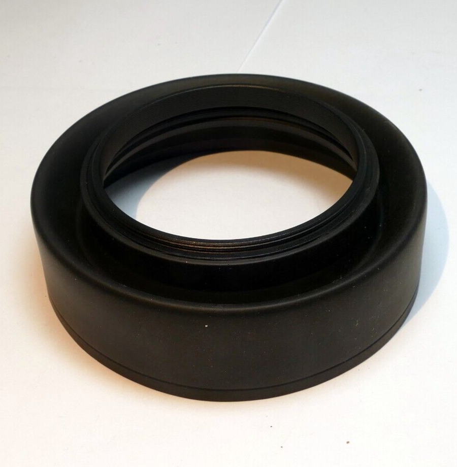 67mm Rubber Lens Hood Shade double threaded 3-way wide angle & telephoto