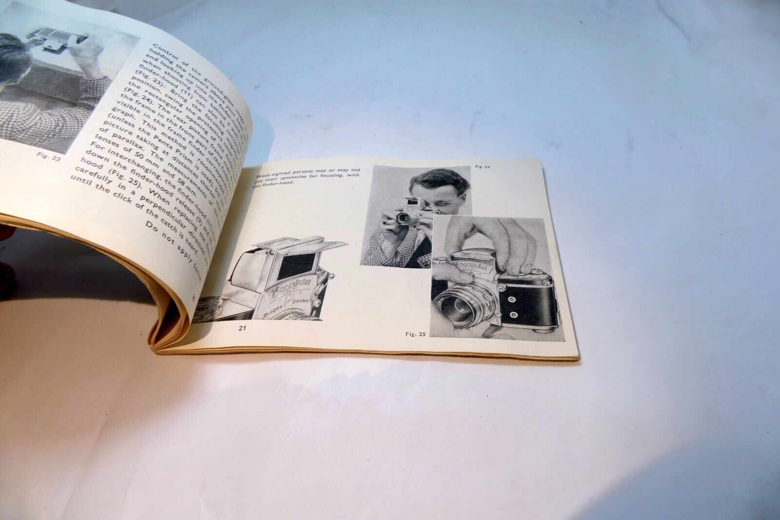 Exakta VX IIA Camera Guide Booklet/Manual Ihagee English EN