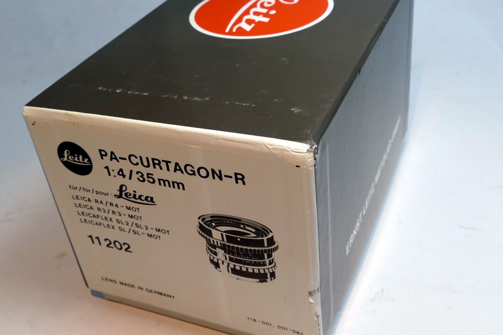 Empty Box for Leica PA-Curtagon-R 35mm f4  Lens 11202 Shift