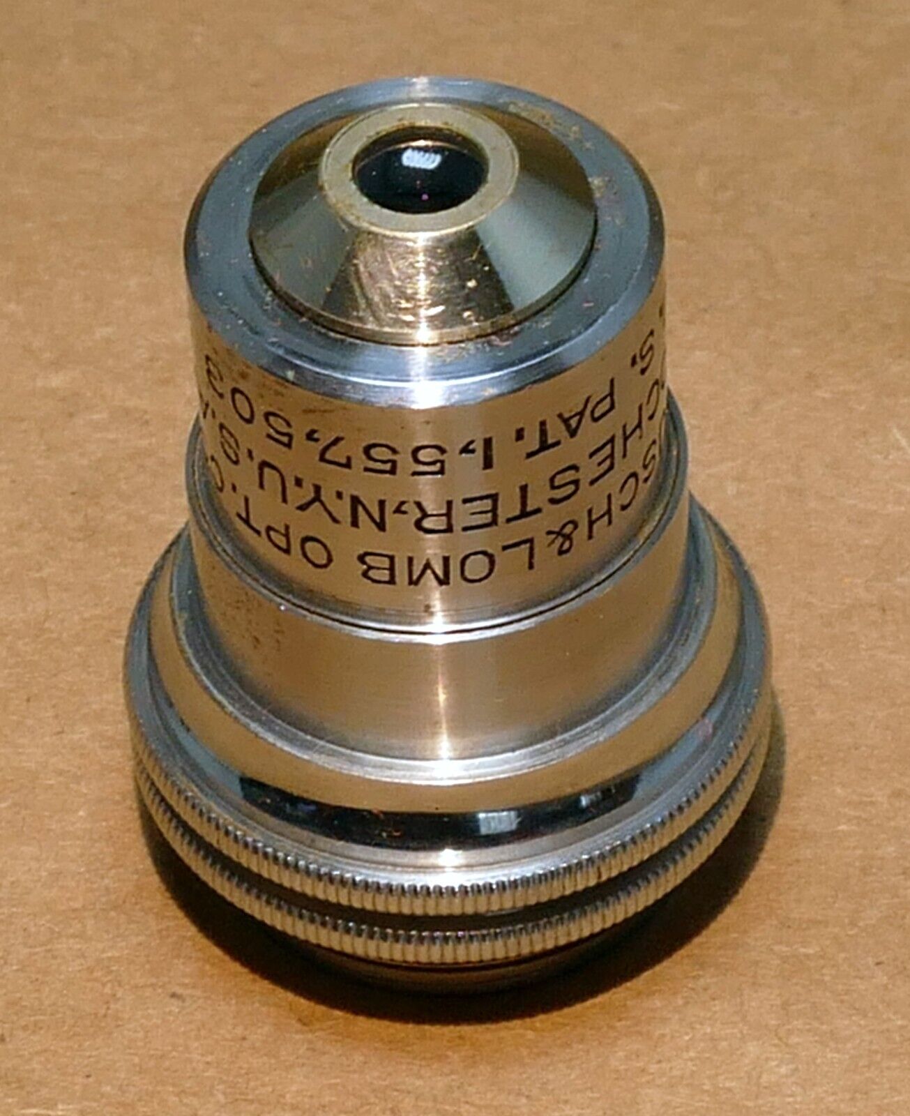 Bausch Lomb 10X 16mm 0.25 Divisible Microscope Objective Rochester NY