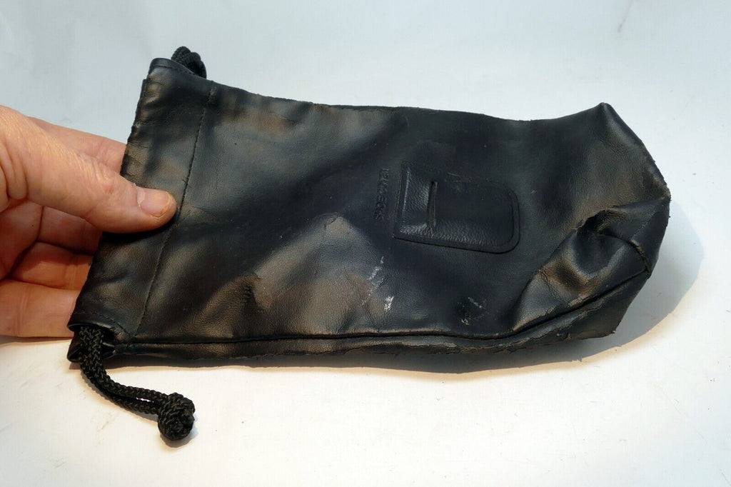 Soft  Leather Drawstring Bag Case for Olympus flash