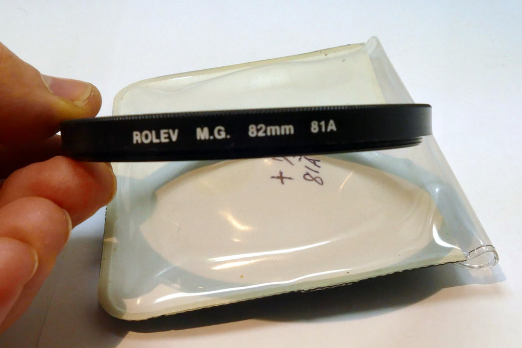 Rolev 82mm 81A Filter MG 1/3 F stop X