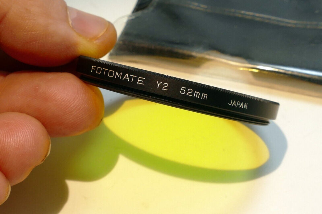 Fotomate  52mm Filter Yellow Y2 with soft case