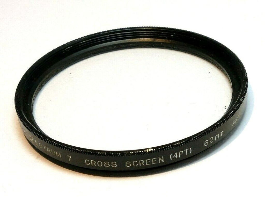 62mm Promaster 4 point Star Cross Screen filter lens made in Japan