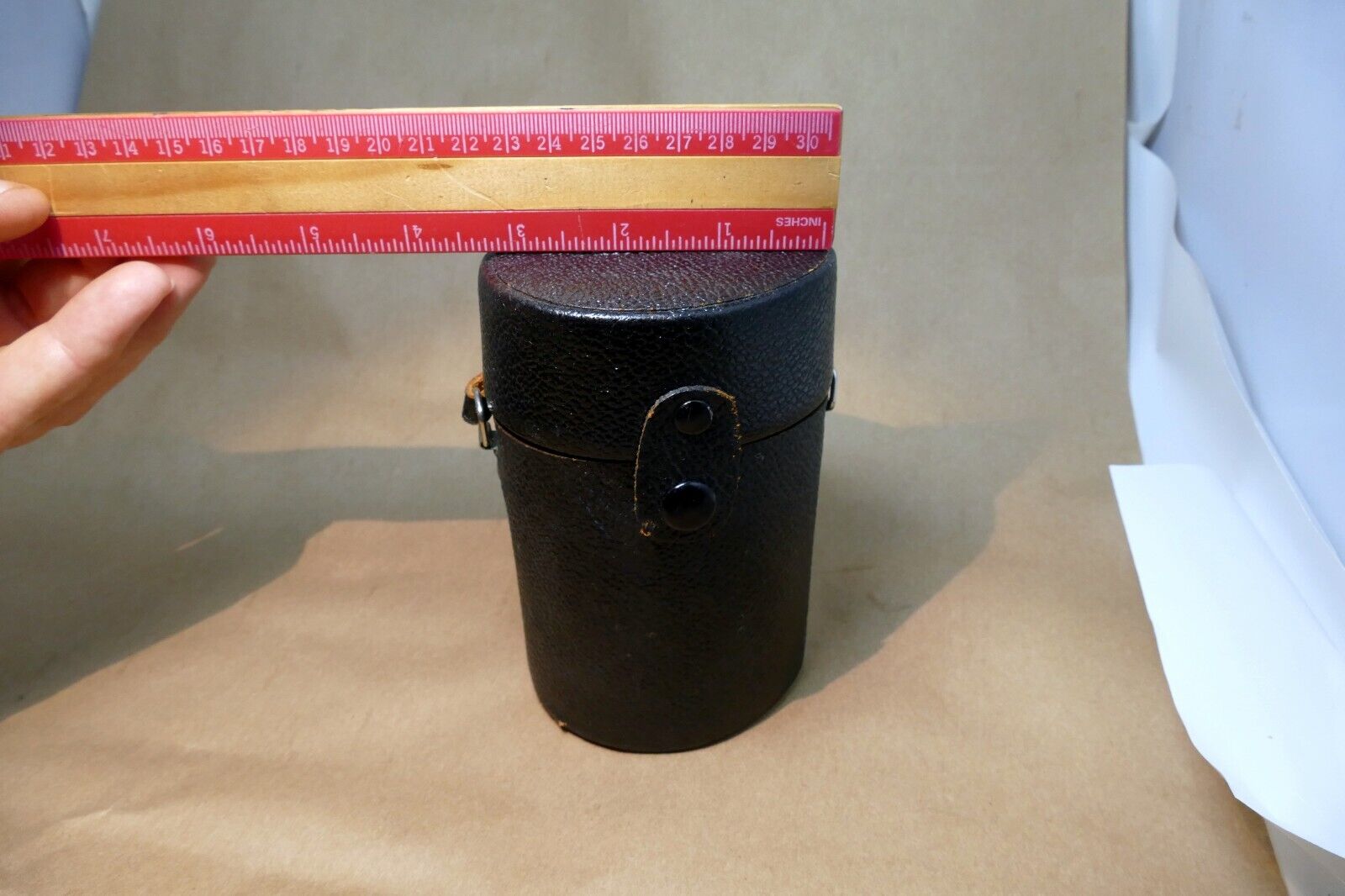 Miranda 105mm 135mm lens case vintage 3X5"