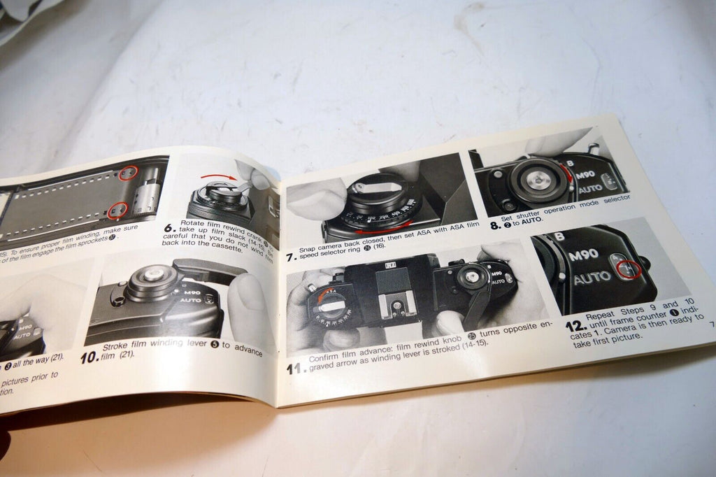 Nikon EM Camera Instructions manual guide English EN - vintage