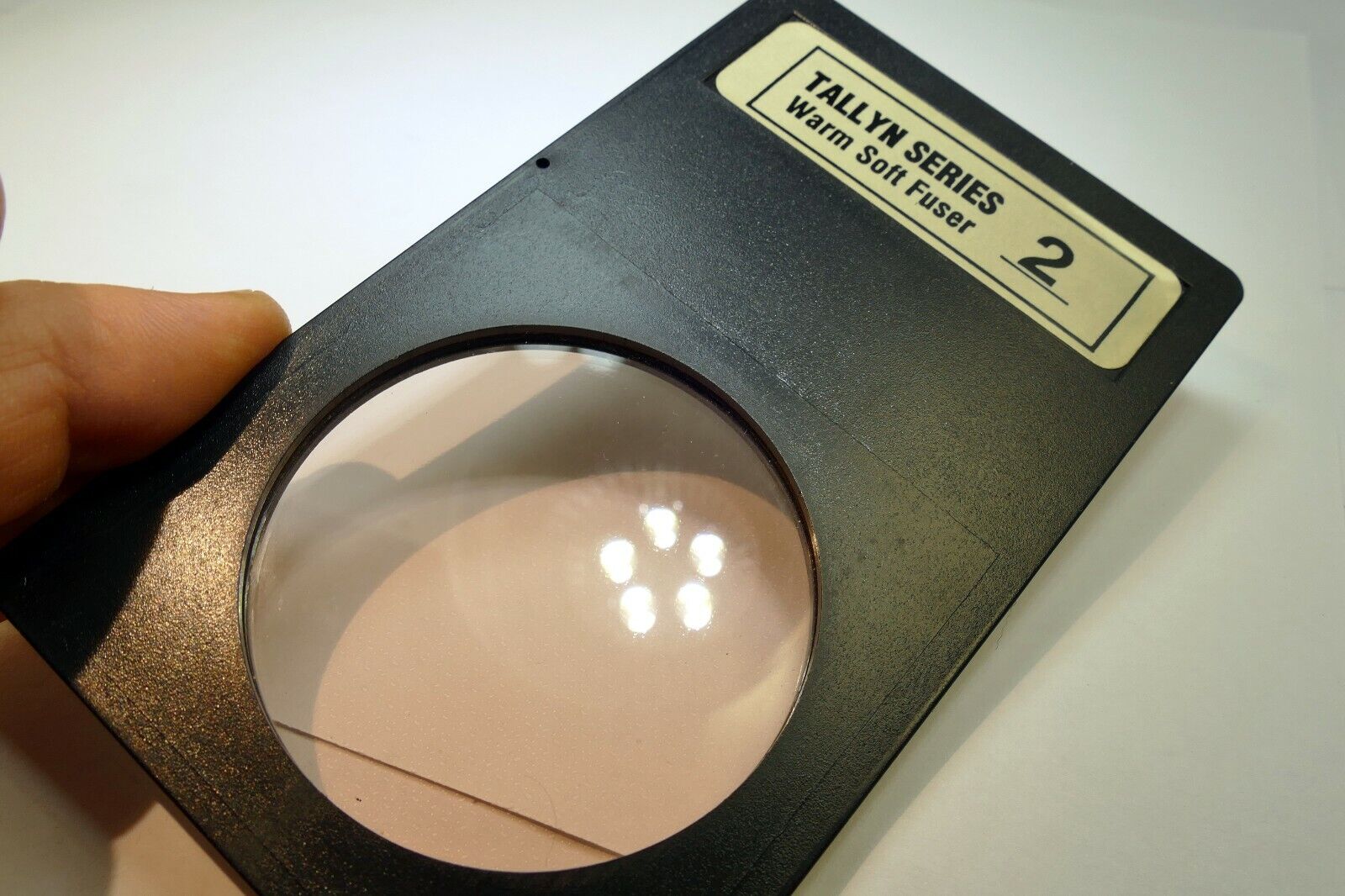 TALLYN Warm Soft Fuser # 2 Filter 3 inch Lindahl Diffusion Warm Focus