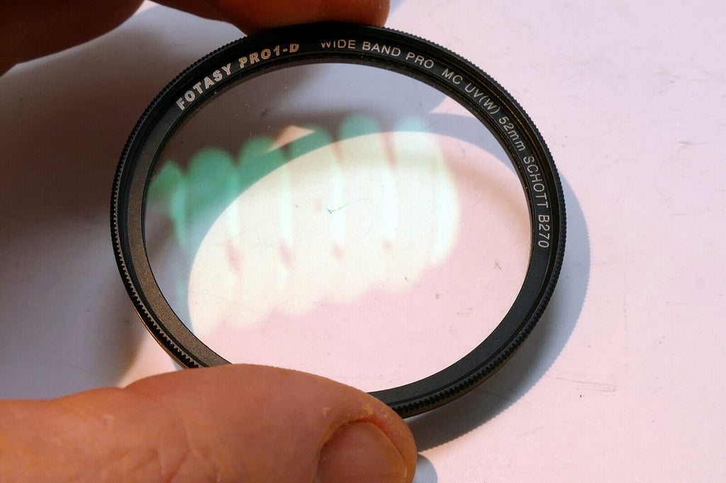 Fotasy RO1-D Wide Band UV  W 52mm Lens Filter wide angle thin profile