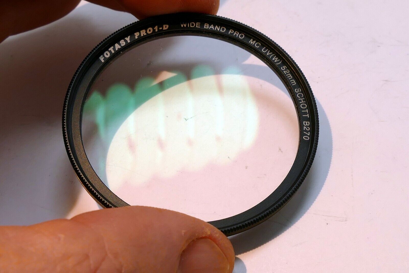 Fotasy RO1-D Wide Band UV  W 52mm Lens Filter wide angle thin profile