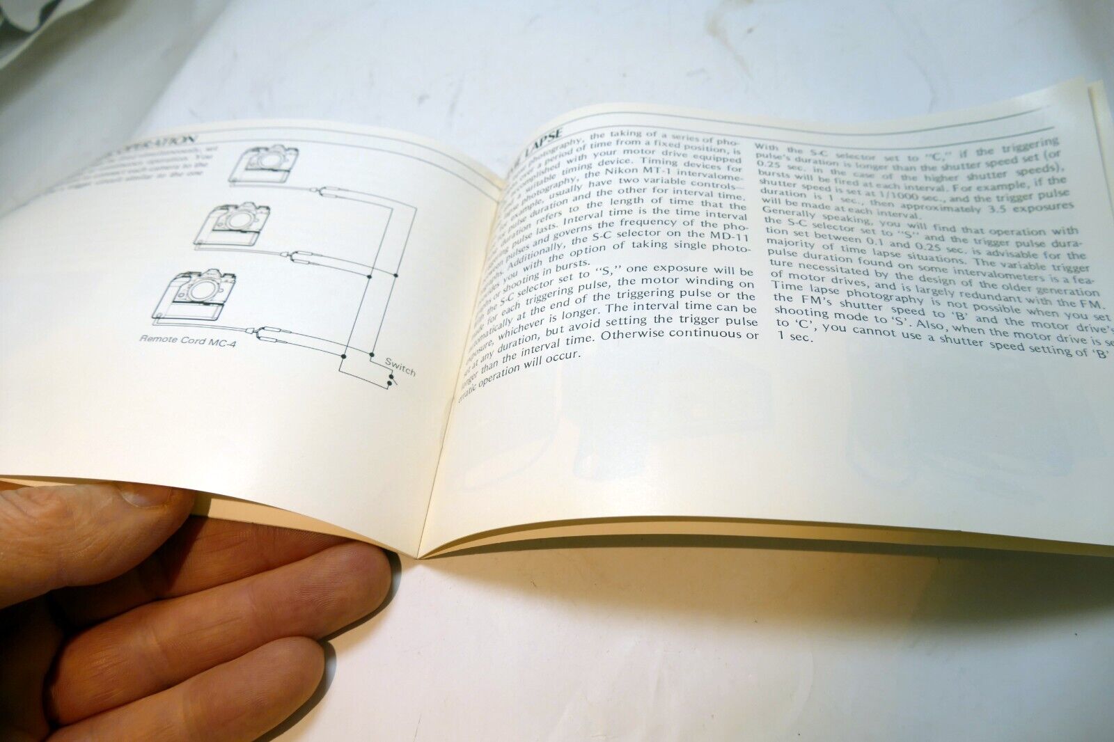 Nikon MD-11 Motor Drive Winder  Instructions manual guide English EN - vintage