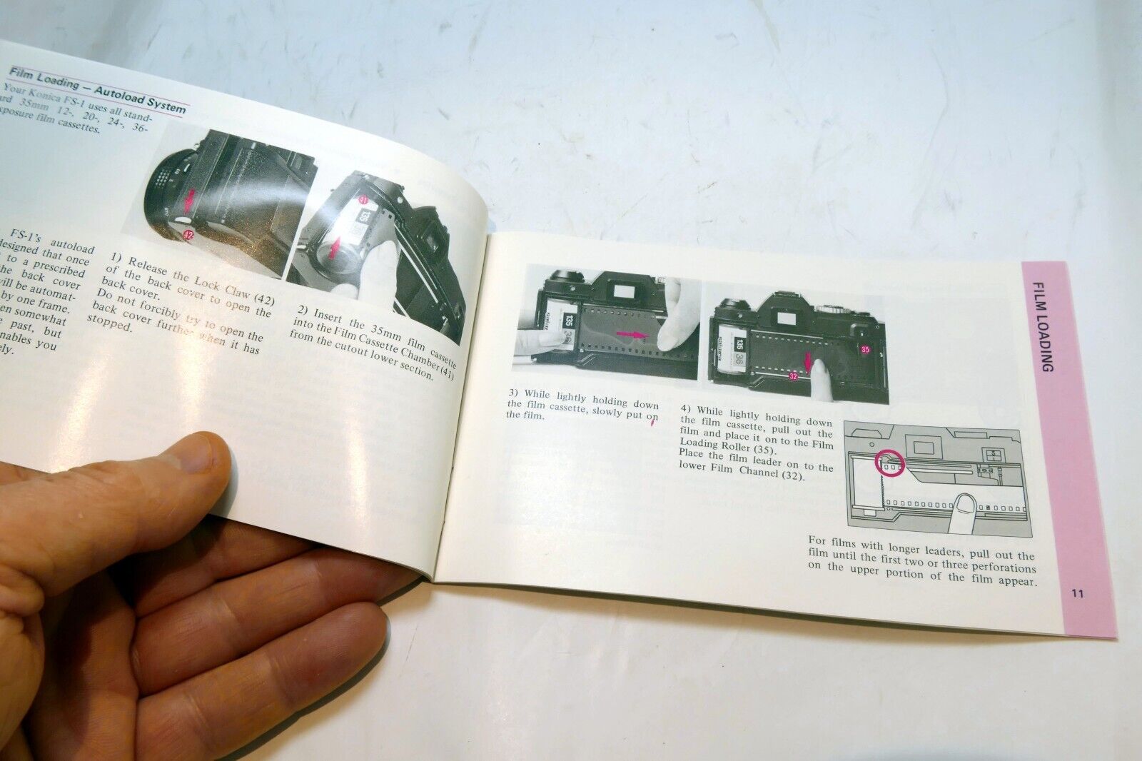 Konica FS-1 Camera guide instruction manual  1980