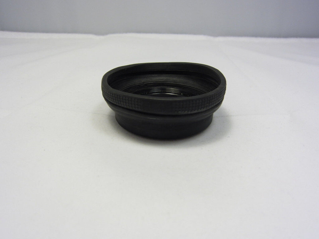 Used Unknown Brand 55mm Collapsible Rubber screw in Lens Hood N102025