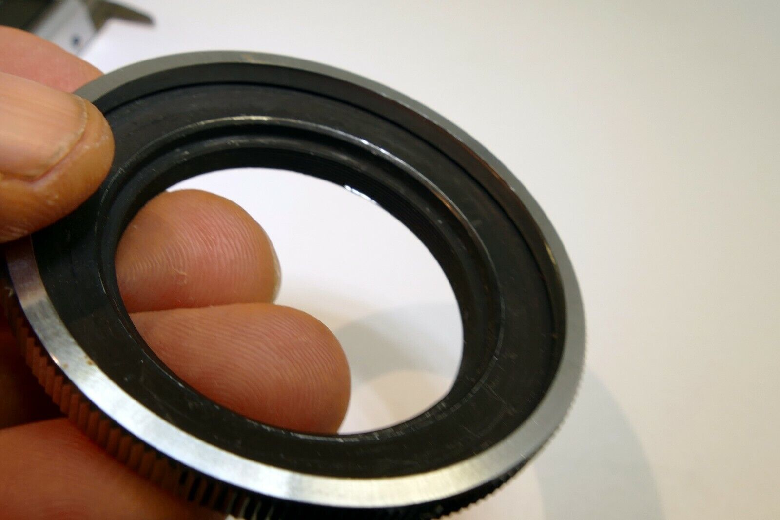 Konica AR Reverse Mount adapter for macro Close up lens 55mm slip on type