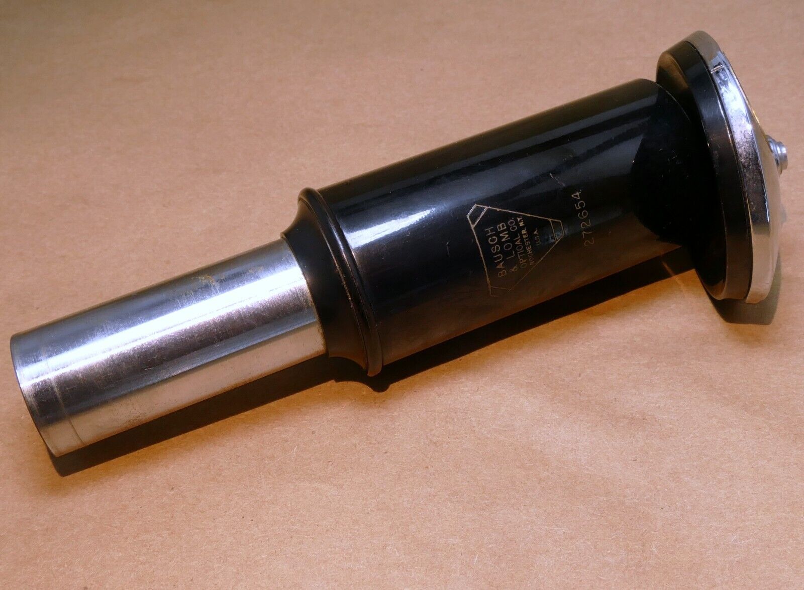 Tube and Turret for BAUSCH & LOMB Optical BRASS MICROSCOPE 1938 272654