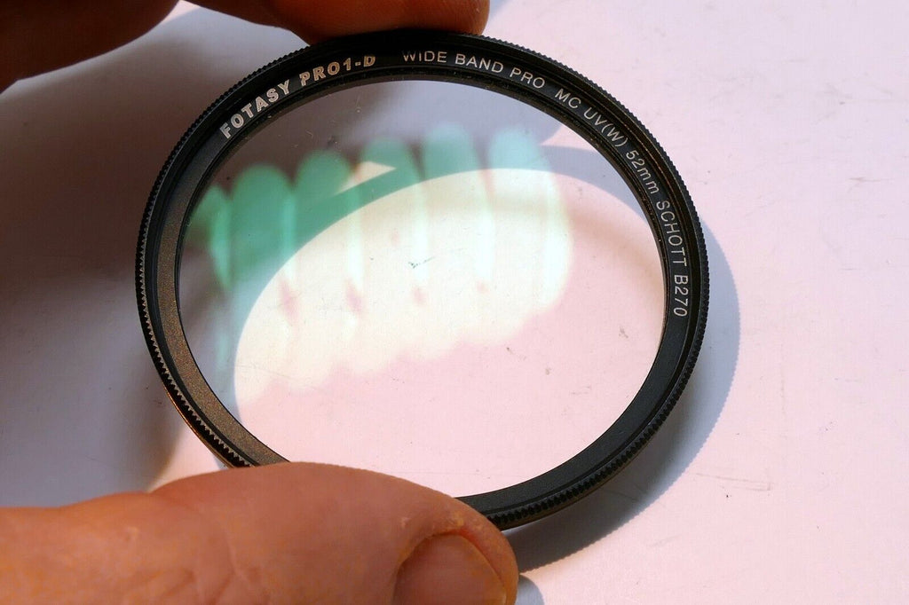 Fotasy RO1-D Wide Band UV  W 52mm Lens Filter wide angle thin profile