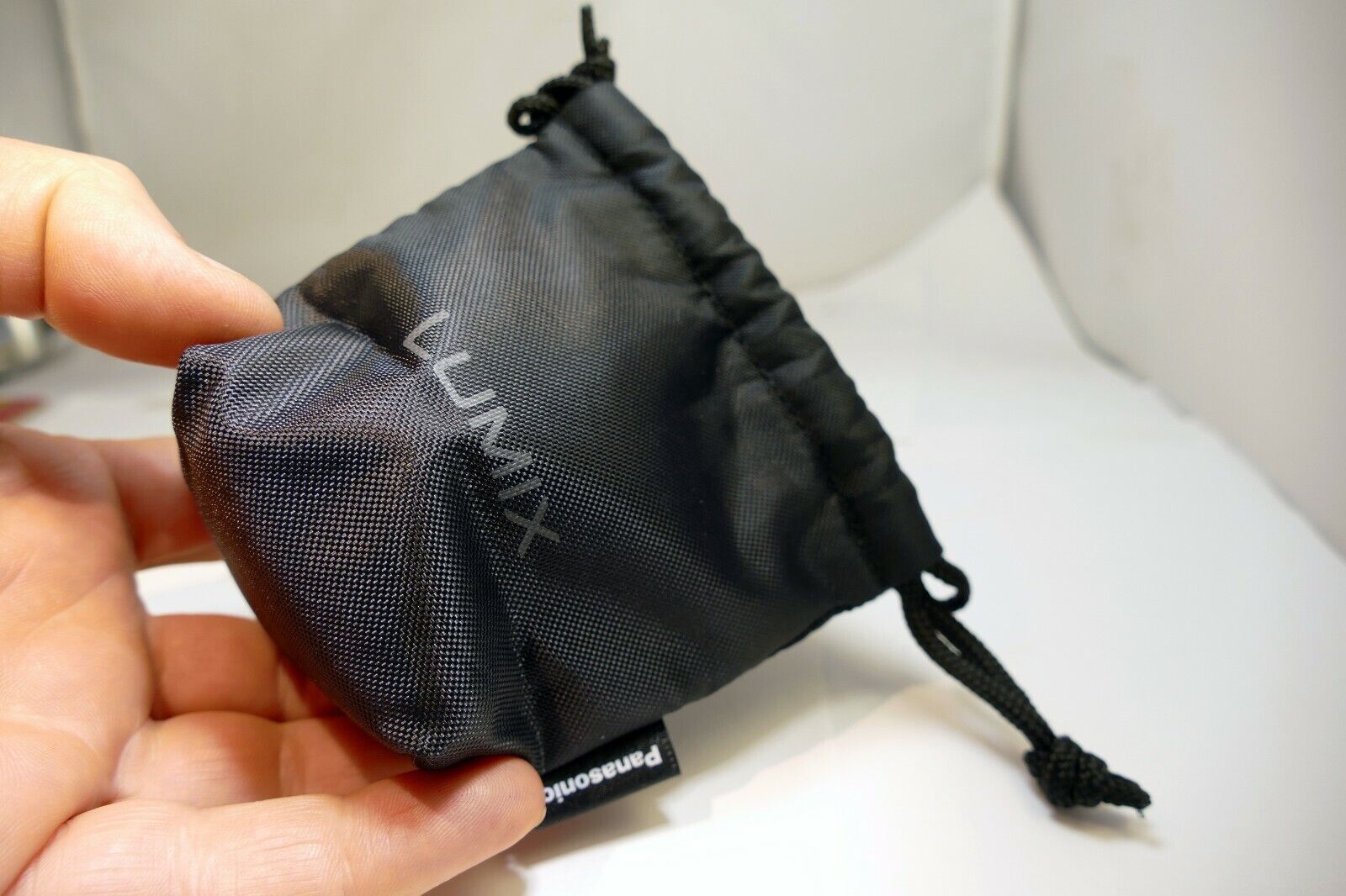 Panasonic Lumix canvas Lens Pouch Case 4x4" for M4/3 20mm f1.7 14mm f2.5 g