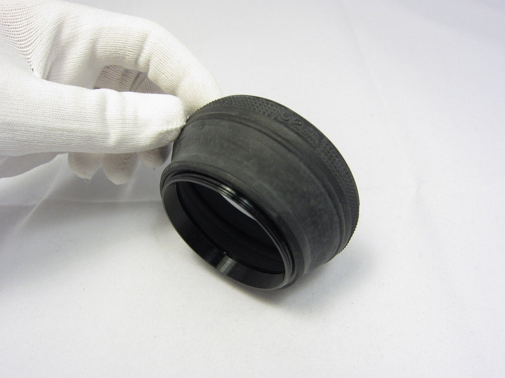 52mm Collapsible Rubber screw in Lens Hood for 50mm f2 f1.4 vintage  N102026