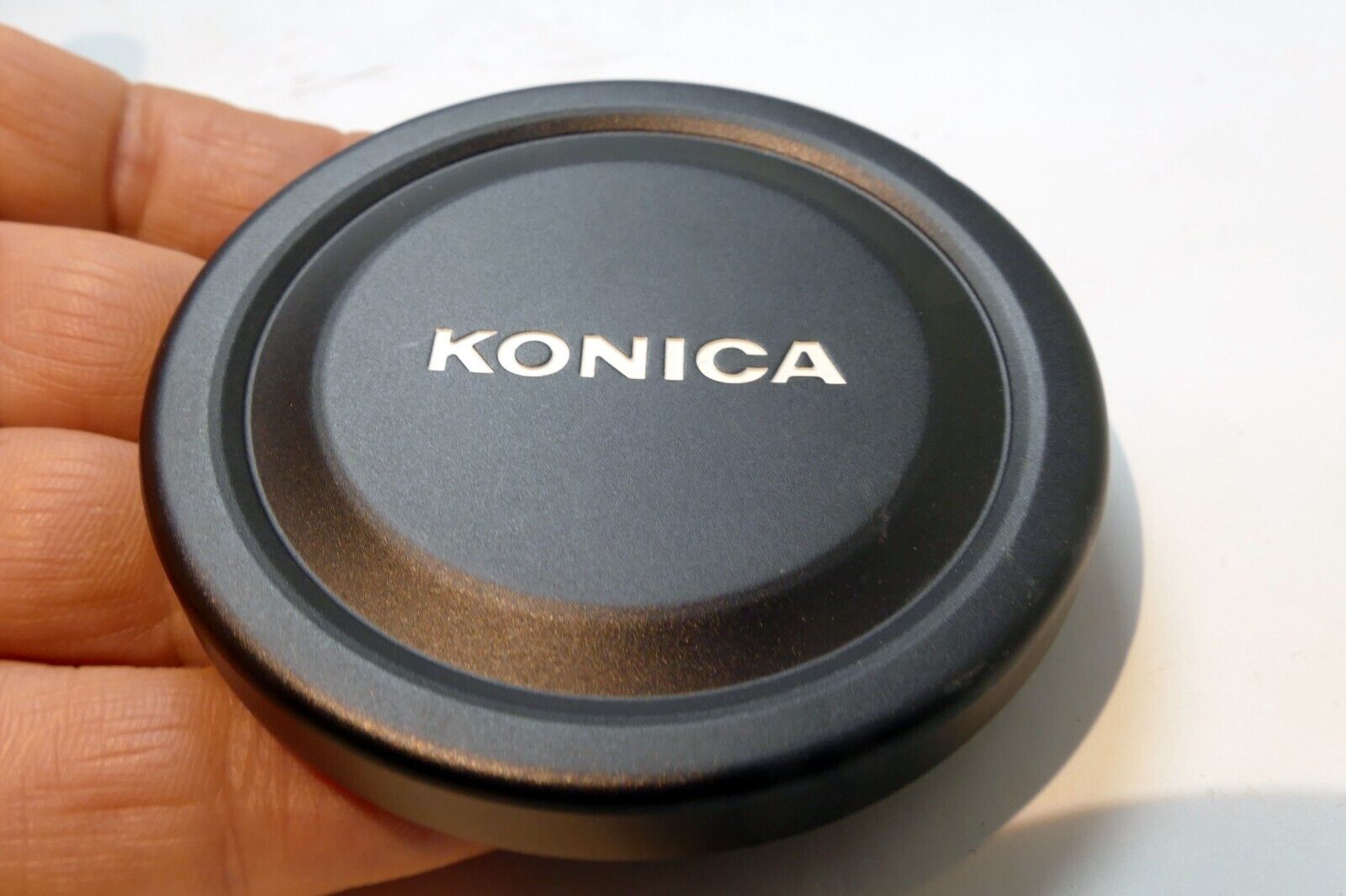 Metal Front Lens Cap Konica 67mm rim slip on type for Hexanon 180mm f4.5 VIII