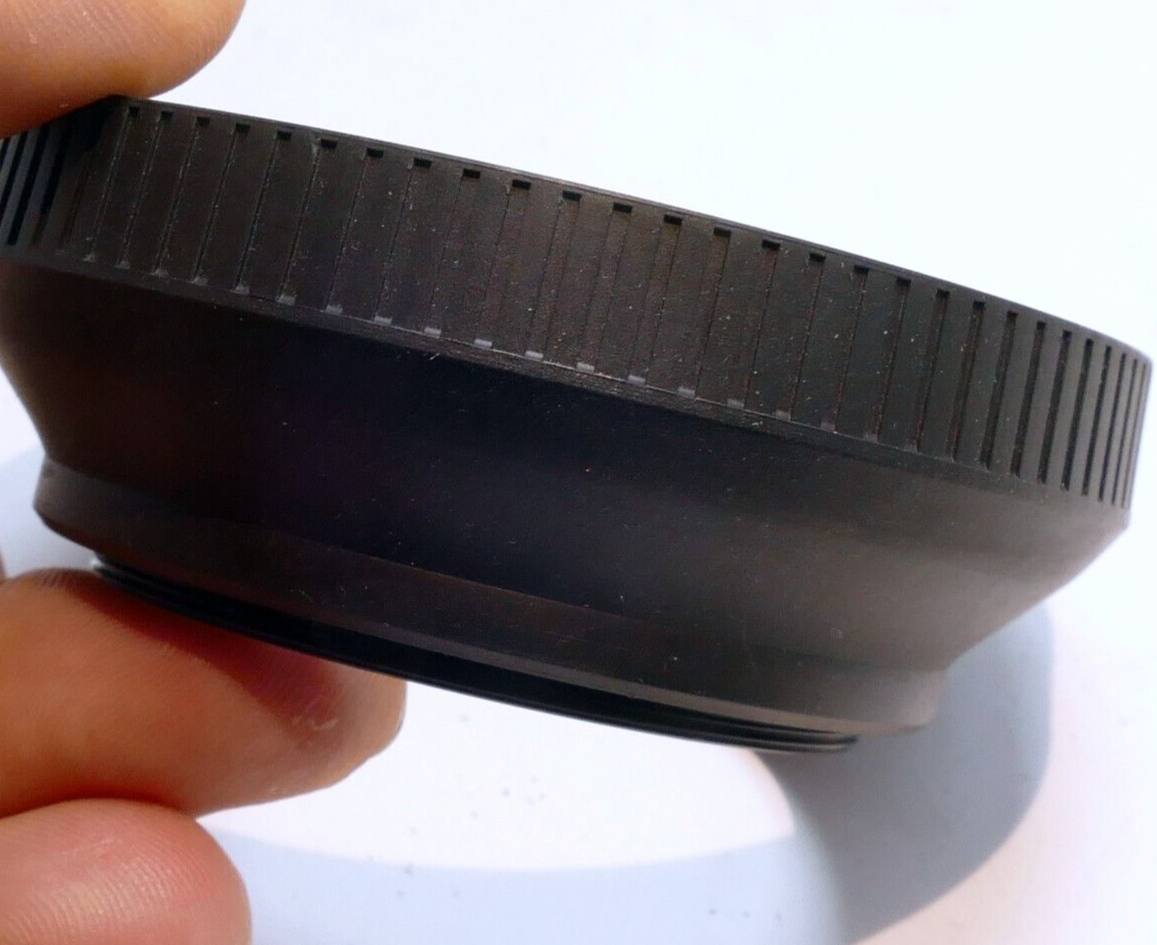 55mm double Threaded Rubber  Lens Hood Shade for  for 50mm f1.4 collapsible