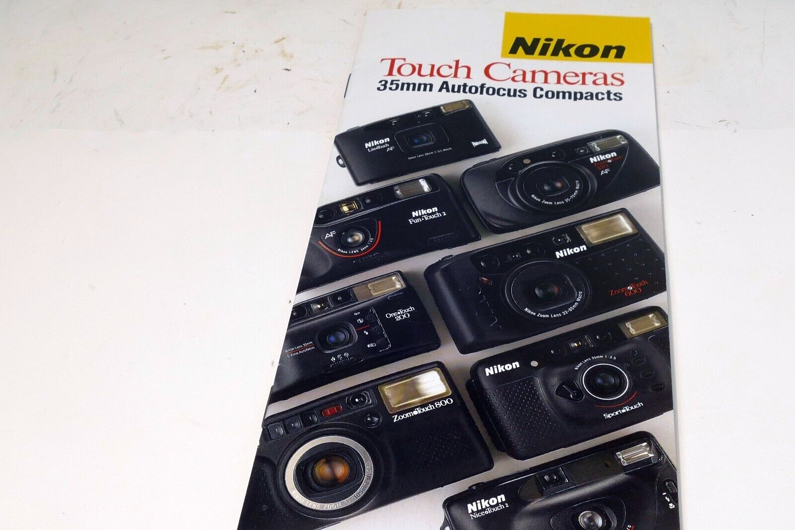 Nikon Touch Cameras 35mm Autofocus Compacts Brochure 1993 advertisement add