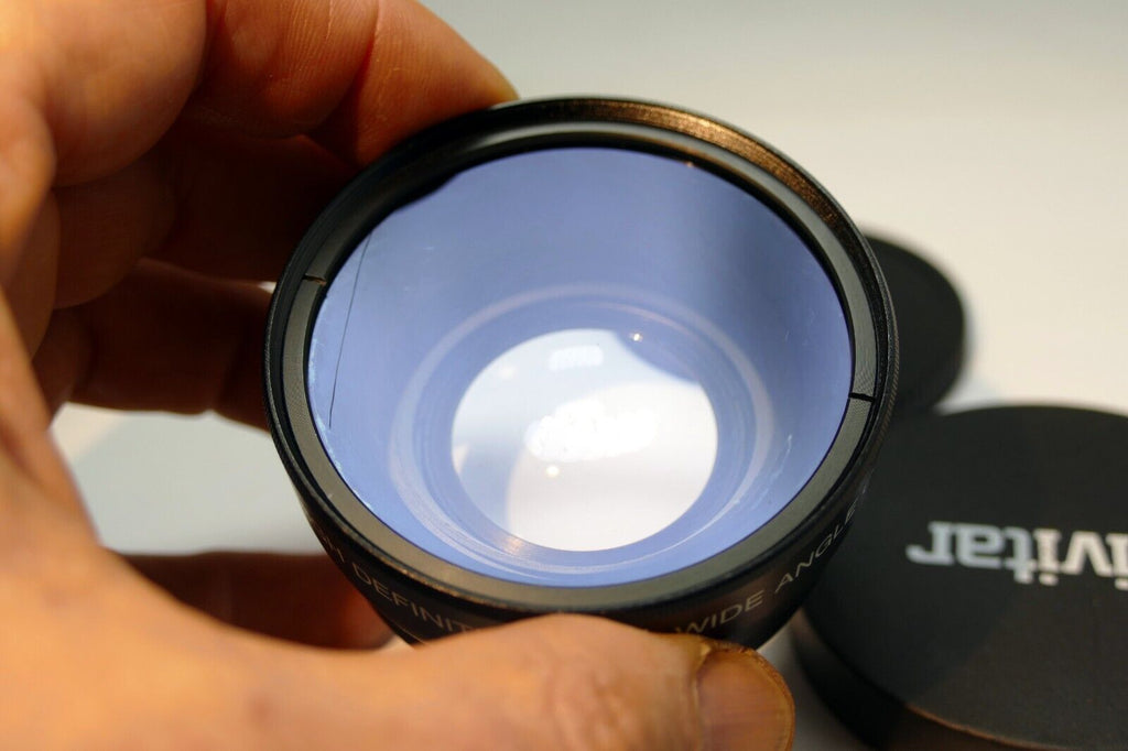 58mm threaded Vivitar  HD wide angle 0.43X AF lens AUX MC High Definition