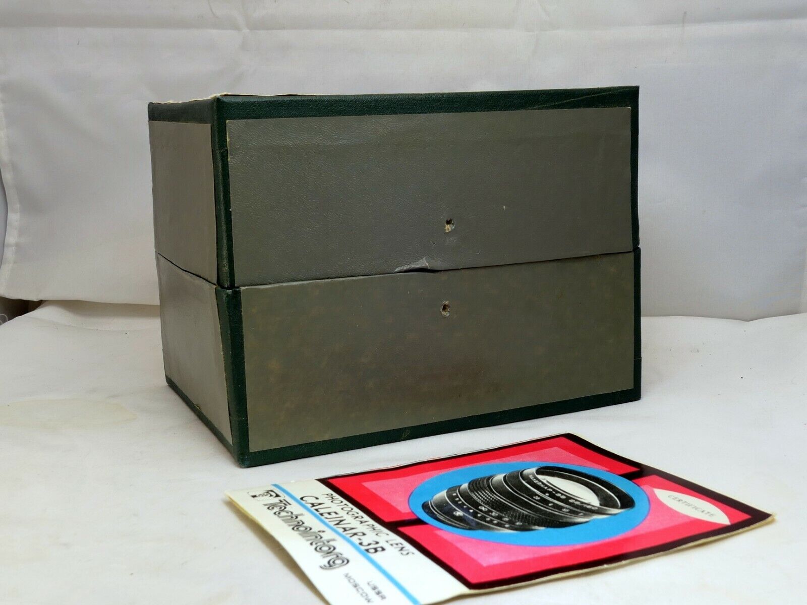 Empty Box only - for Caleynar-3B 150mm f2.8 Kiev 88 Lens Kaleinar w/ guide