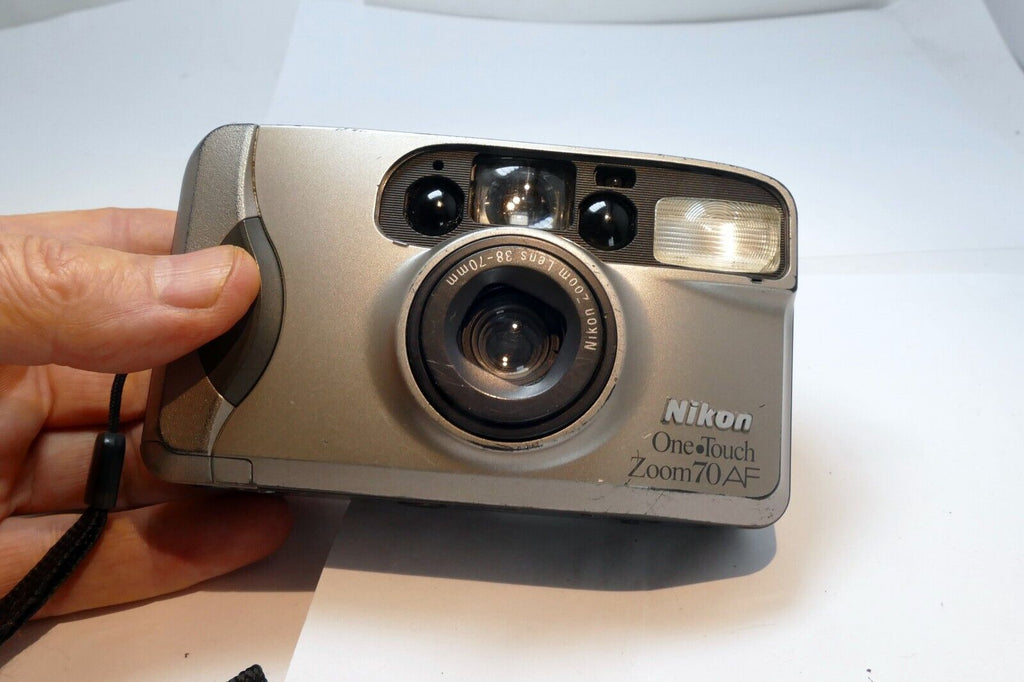 Nikon One Touch Zoom 70 AF 35mm Point & Shoot Film Camera - AS IS