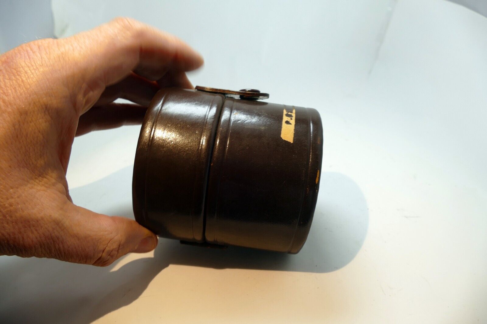 NIKON Nippon Kogaku Leather Hard Case for 28mm f2.8 f3.5 lens fits 50mm f1.8