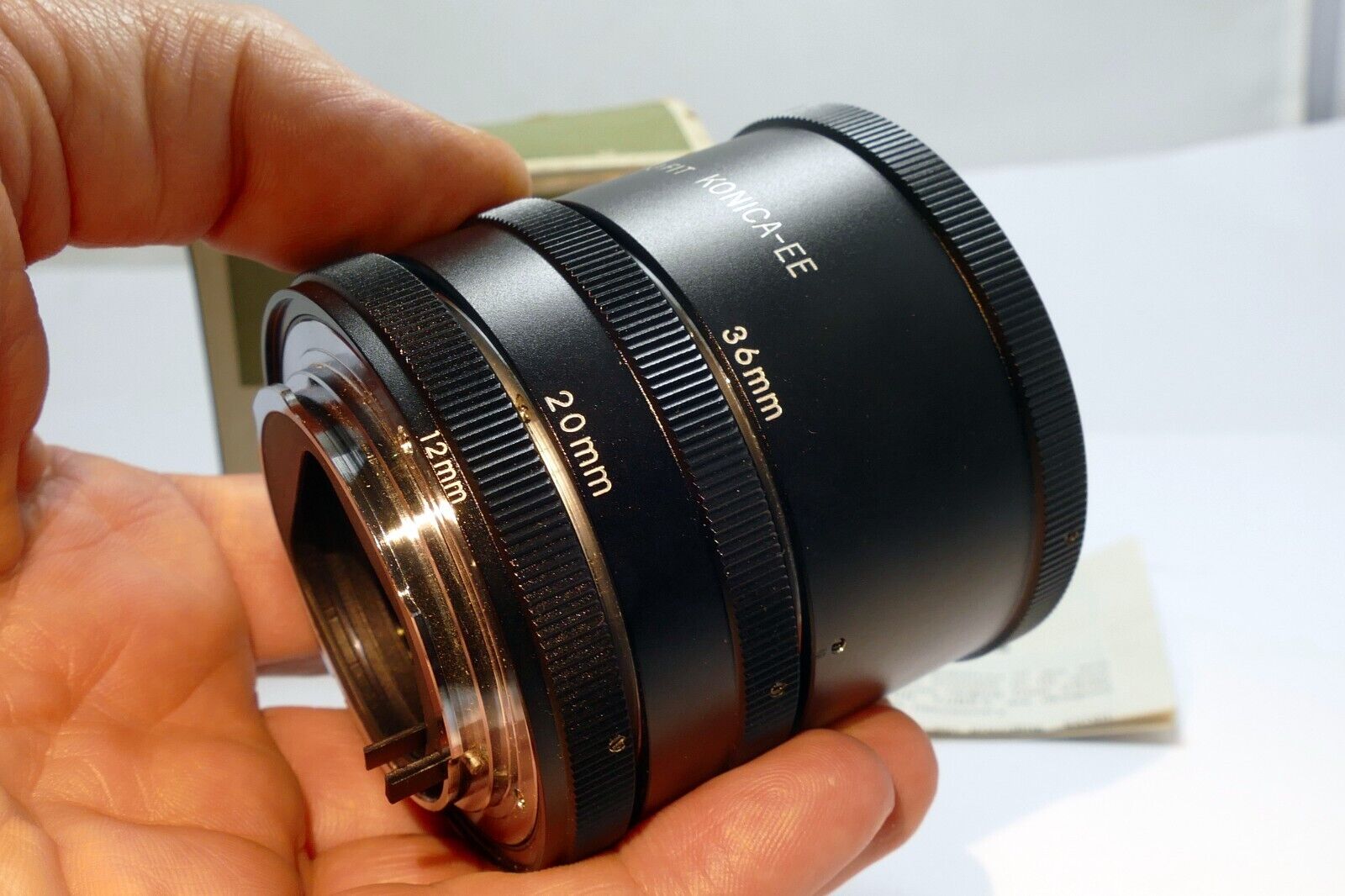 Auto Extension Tube Set macro lens Konica Hexanon AR 12mm 20mm 36mm Autoreflex