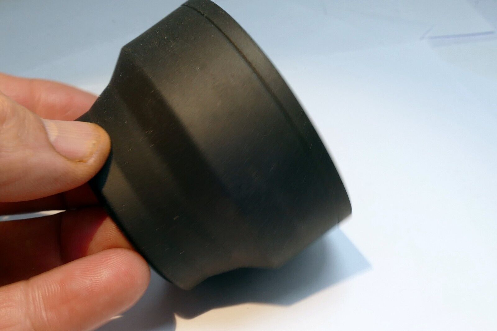 52mm  Rubber Lens Hood Shade double  threaded wide telephoto 3-way collapsible