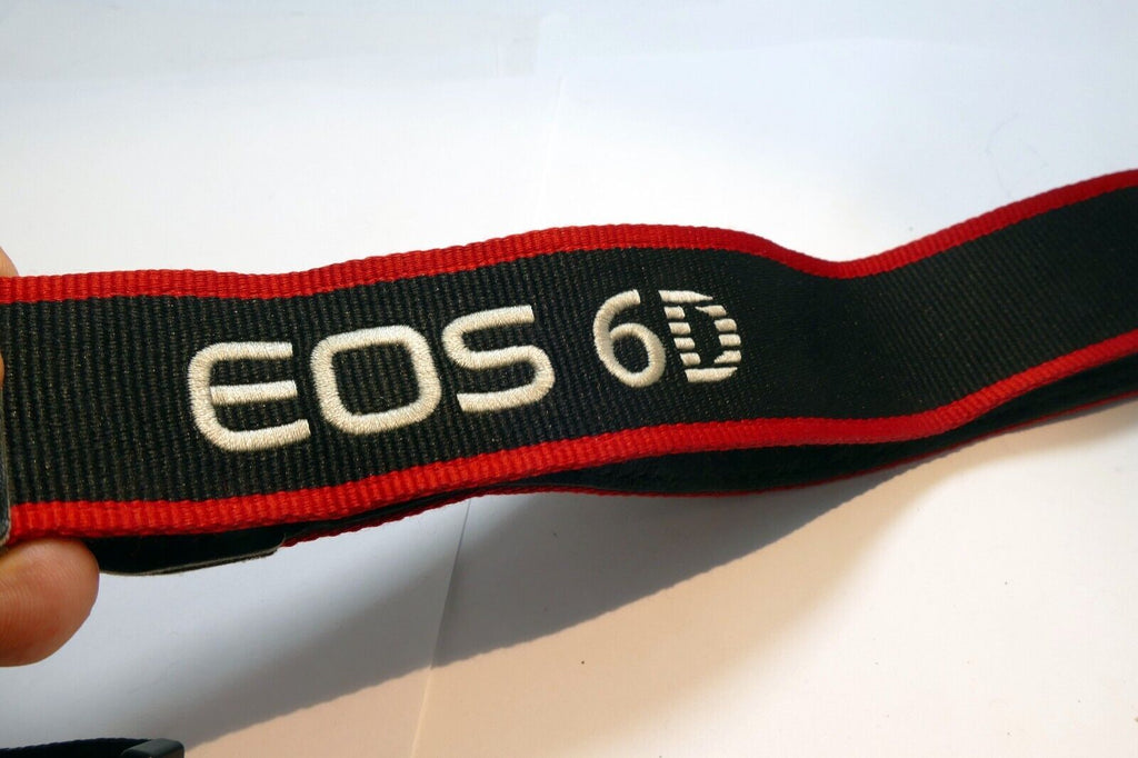 Canon EOS 6D Camera Shoulder Neck Strap Black 4cm wide -  Genuine OEM