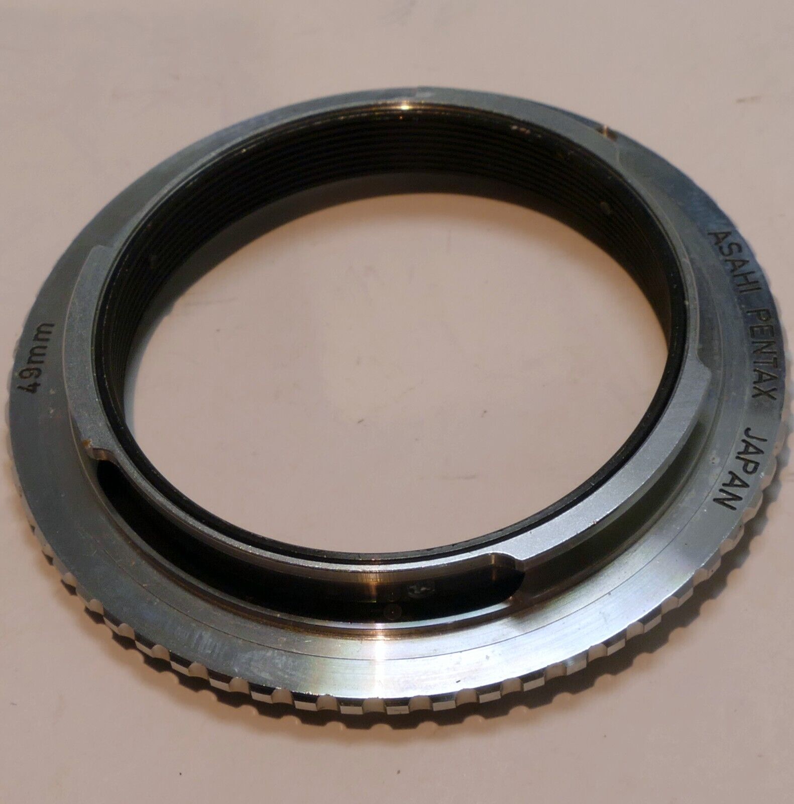 Pentax Asahi PK Camera mount adapter Ring to 49mm Reverse macro - Genuine OEM