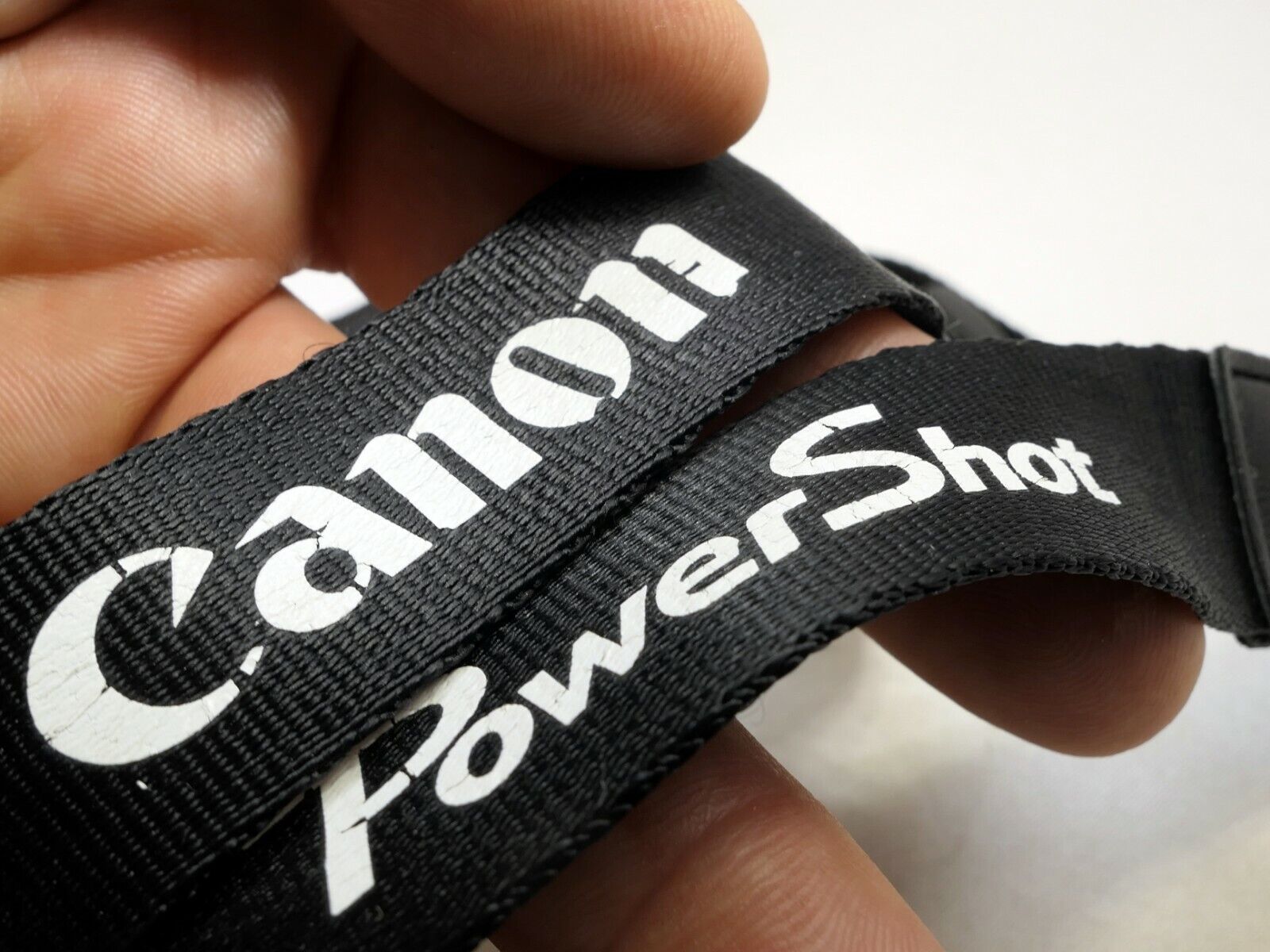 Canon PowerShot Camera Neck Shoulder  Strap EOS Genuine Black 2.5cm wide