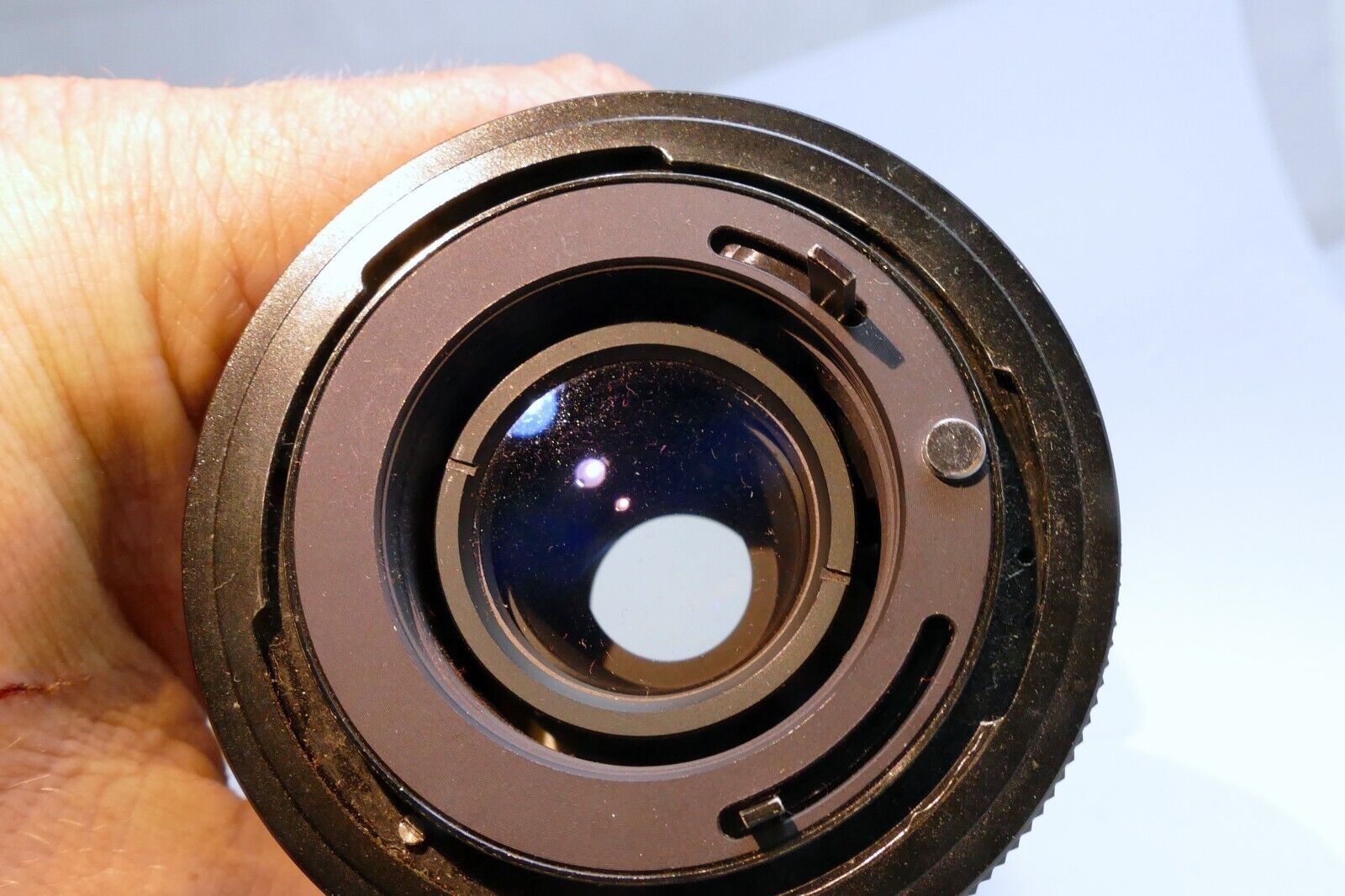 Mitakon 70-180mm f4.5 FD Lens for Canon manual focus telephoto w/ haze AS IS