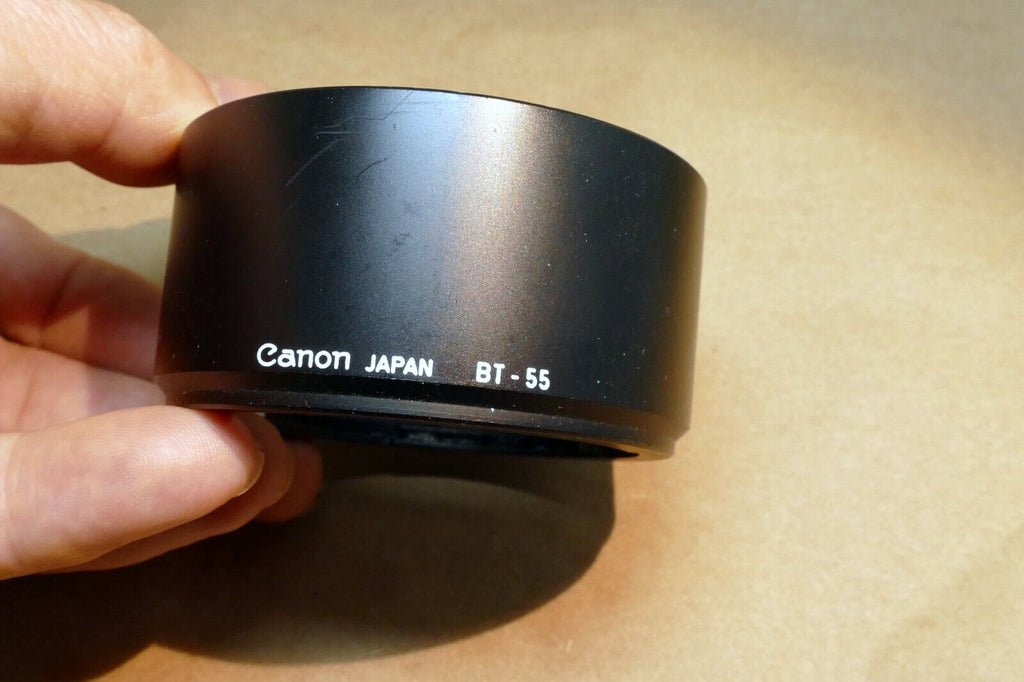 Canon BT-55  Hood for FD 85mm f1.8 100mm f2.8 Lens shade - OEM Genuine