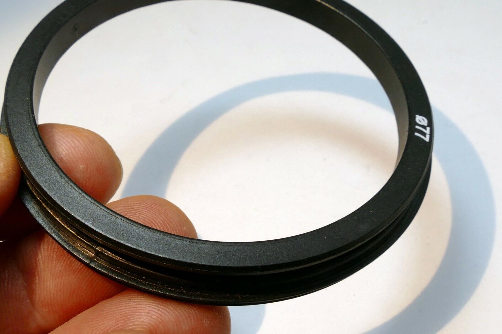 77mm to 75mm OD lens filter holder adapter ring