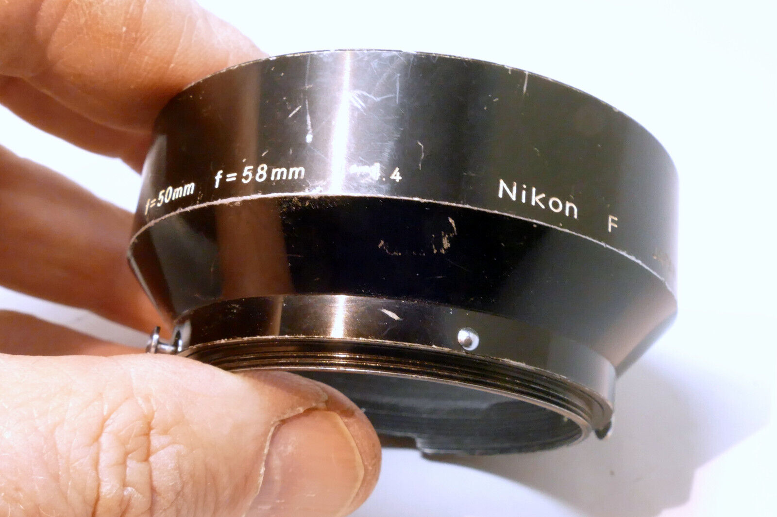 Nikon F Nikkor  Lens Hood Metal for 50mm 58mm f1.4 Ai-s Non-Ai