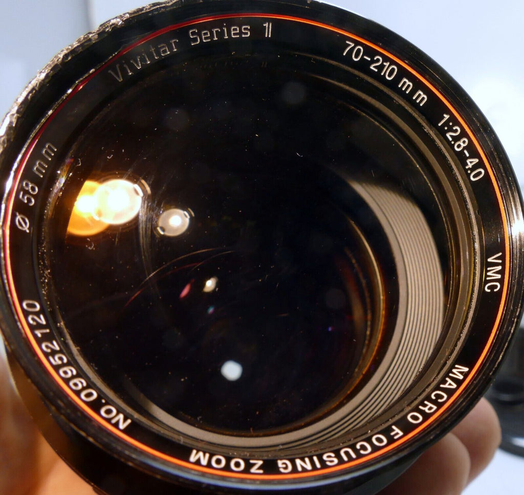 Vivitar Series 1 70-210mm f2.8-4 Macro Focusing Zoom for CANON FD = PARTS AS IS