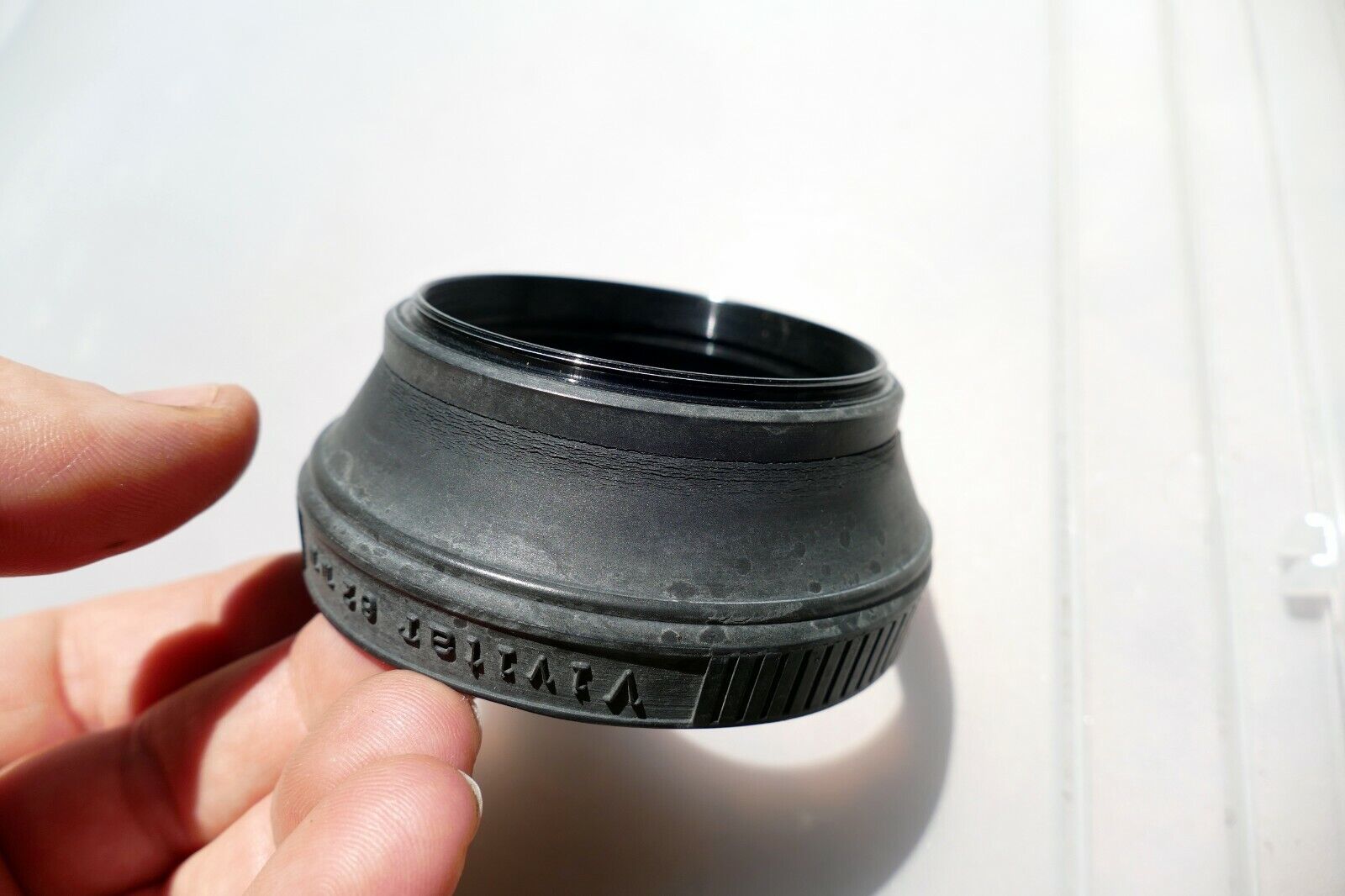 Vivitar 62mm Lens Rubber Hood shade double threaded for  telephoto zoom