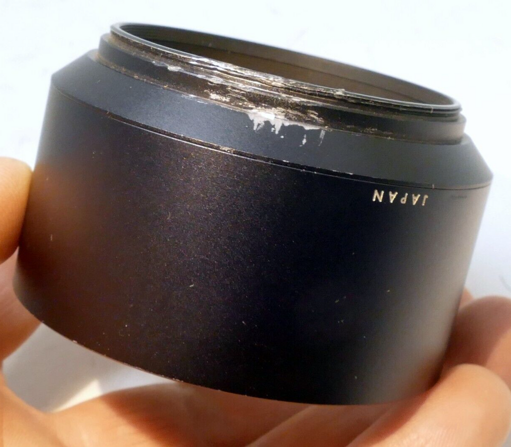 55mm Lens Hood Shade for Miranda 135mm f2.8 13.5cm Metal DAMAGED FOR PARTS AS IS
