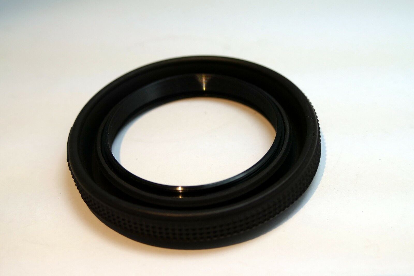 55mm Lens Hood Shade Collapsible Rubber double threaded screw in for normal 50mm