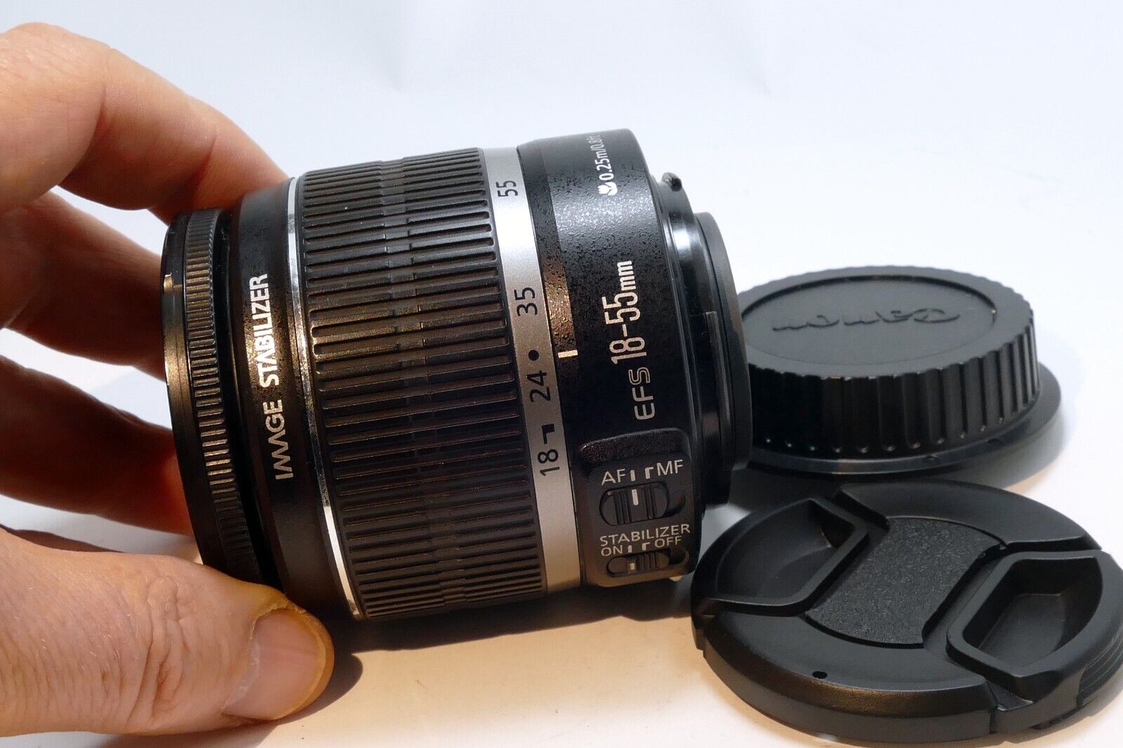 Canon EF-S 18-55mm f/3.5-5.6 IS Zoom Lens AS IS parts - No Autofocus